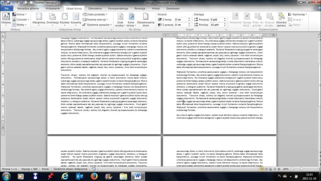 Jak usunąć podział sekcji w Word i poprawić formatowanie dokumentu