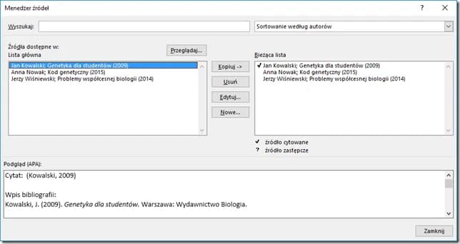 Jak dodać źródło w Wordzie i uniknąć błędów w cytowaniu
