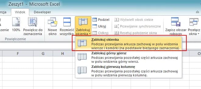 Jak zablokować wiersz w Excelu i uniknąć problemów z układem Jak zablokować wiersz w Excelu i uniknąć problemów z układem