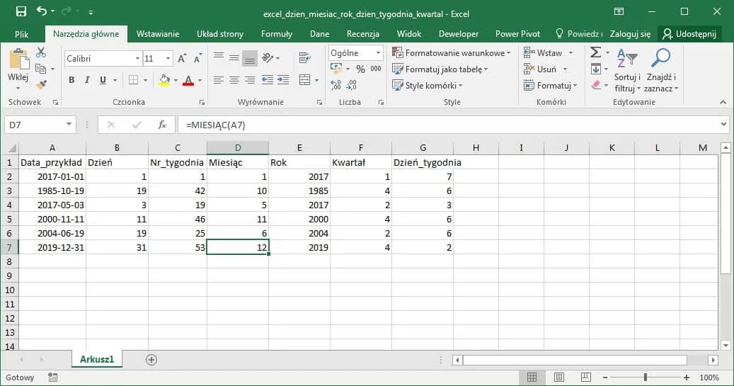 Jak wyciągnąć rok z daty Excel: 5 prostych metod + porady