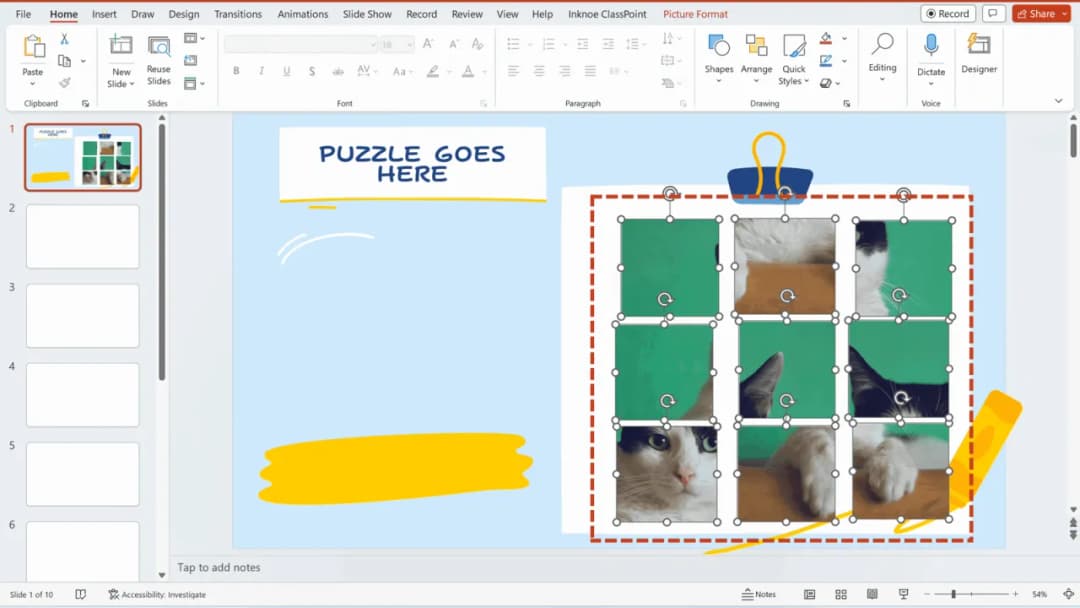 Jak zrobić interaktywne puzzle w PowerPoint: 5 prostych kroków