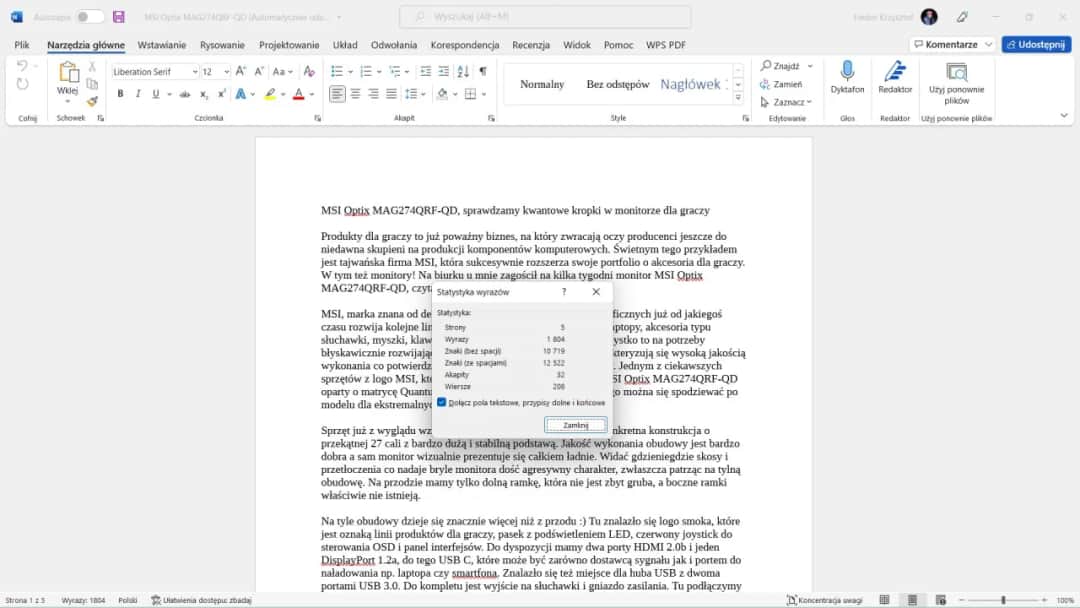 Jak sprawdzić ilość znaków w Word - proste kroki i wskazówki